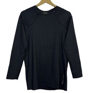 Tommie Copper Shirt Mens XL Black Long Sleeve Shoulder Support Compression Sleek